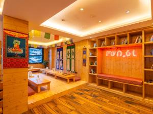 Et opholdsområde på The Hosteller Mcleodganj