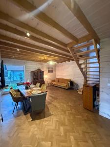 Posezení v ubytování Bursztynowy domek