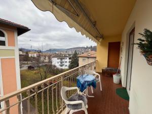 En balkon eller terrasse på A Due Passi dalle Piste