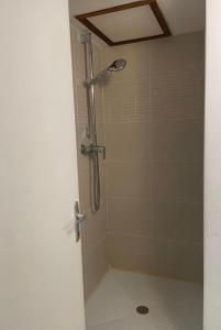 Chambre avec SDB privé في مونبلييه: دش مع رأس دش في الحمام