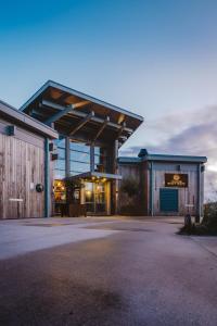 Bygningen som ferieparken ligger i