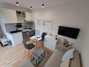 Køkken eller tekøkken på Tajný house