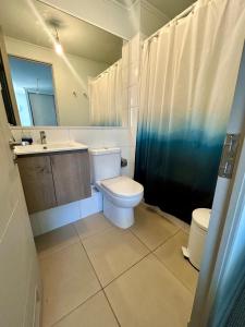 Koupelna v ubytování Rincones Acogedores