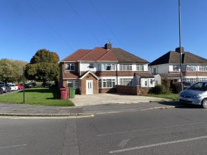 Bygningen som feriehuset ligger i