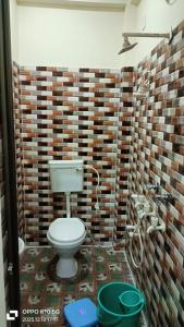 Koupelna v ubytování Hotel Rama Crown