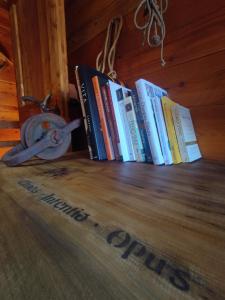 Knihovna v bed and breakfast