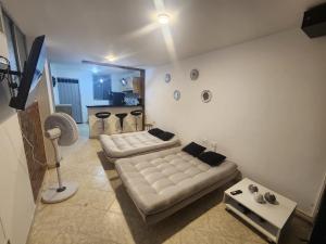 Kuchyň nebo kuchyňský kout v ubytování Livingsleep