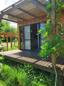 En have udenfor Cabañas Natural Box 1