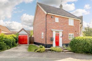 Bygningen som feriehuset ligger i