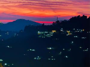 Naturlandskabet i nærheden af villaen