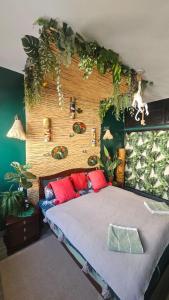 Postel nebo postele na pokoji v ubytování Maison Bleue