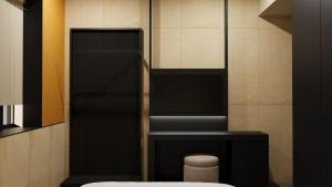 Et opholdsområde på Palazzo Loreto Hotel Milano