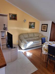 Carmen2 في Miroglio: غرفة معيشة مع أريكة وتلفزيون