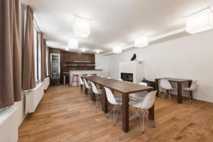 Kuchyň nebo kuchyňský kout v ubytování Theresian Apartment