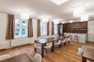 Kuchyň nebo kuchyňský kout v ubytování Theresian Apartment