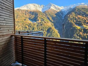 a view from the balcony of a gondola in the mountains at Apartment Home Fuchsbau by Interhome in See