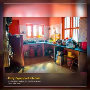 Køkken eller tekøkken på Village Oasis Retreat