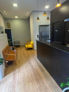 Η κουζίνα ή μικρή κουζίνα στο Unity Hotel - Santos +27 φωτογραφίες