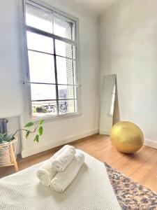 En eller flere senge i et værelse på Home lab studio