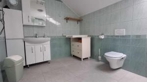 Koupelna v ubytování Hiša Bizjak