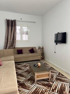 TV a/nebo společenská místnost v ubytování Mechi House