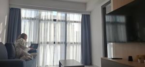 Et tv og/eller underholdning på Vardaris Apartments