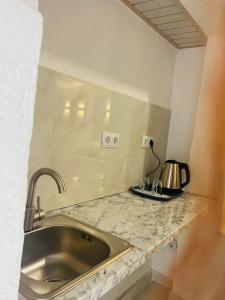 Kuchyň nebo kuchyňský kout v ubytování Studio Bucuresti-Centru