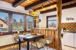 Posezení v ubytování Ferienhaus Felsenblick