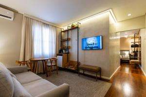 Et tv og/eller underholdning på Sanma Hotel