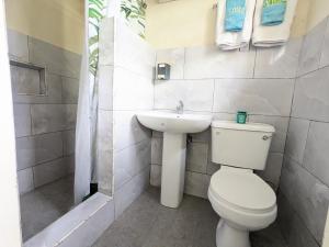 Koupelna v ubytování Rio Guesthouses