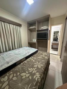 Postel nebo postele na pokoji v ubytování Lacqua Di Roma CNovas