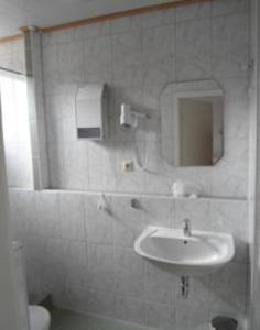 Koupelna v ubytování Hefterwaldstüble