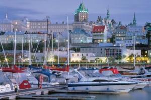 Udsigt til Val-dʼOr eller udsigt til byen taget fra lejligheden