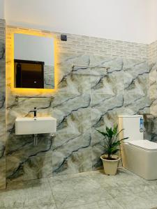 Et badeværelse på Dasis villa