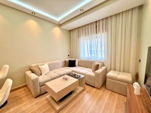 Khu vực ghế ngồi tại Modern apartment in the center of Tetouan +1 ảnh