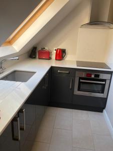 Køkken eller tekøkken på Souters Cottage Annexe