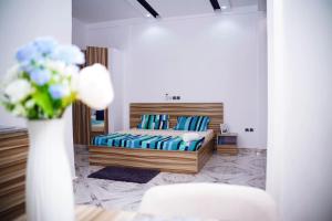 Et opholdsområde på Résidence Flowers House