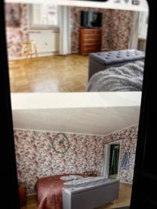 Postel nebo postele na pokoji v ubytování Verkebäcksbron