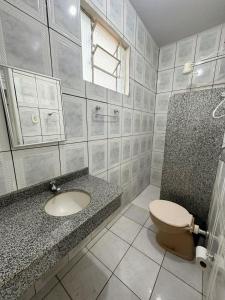 Koupelna v ubytování Hotel Monte Carlo - Cáceres + 17 fotografií