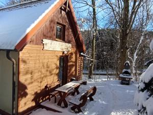 Domek Górski Czarna Góra przy wyciągach om vinteren