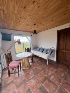 Postel nebo postele na pokoji v ubytování Chacra Epona