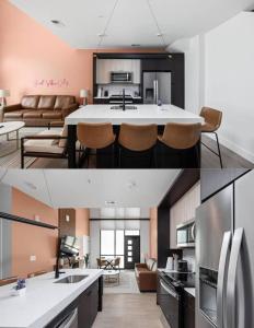 Kuchyň nebo kuchyňský kout v ubytování Amazing Townhome in Indy - Free Parking and Gym + 15 fotografií