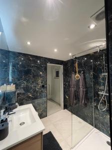 Koupelna v ubytování Charnel - Bora Bora