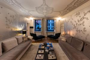 Et opholdsområde på Ca' Luce Canal Grande