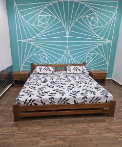 Giường trong phòng chung tại La Maison du repos