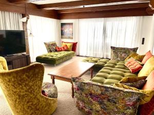 Et tv og/eller underholdning på Ferienhaus AlpenVilla