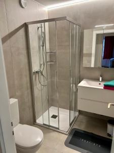 Koupelna v ubytování Sorecrans + 48 fotografií