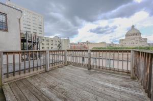 Bygningen som lejligheden ligger i