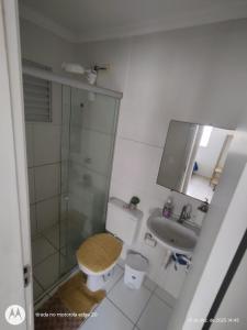 Phòng tắm tại Pouso Nobre São Luís