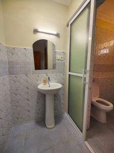 Et badeværelse på Camellia Homes